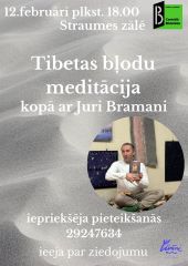 Tibetas bļodu meditācija kopā ar Juri Bramani